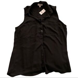 Women’s express black portofino shirt size L